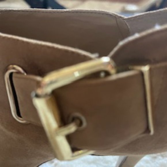 Nine West Leather Suede open toe high heels - Picture 5 of 8